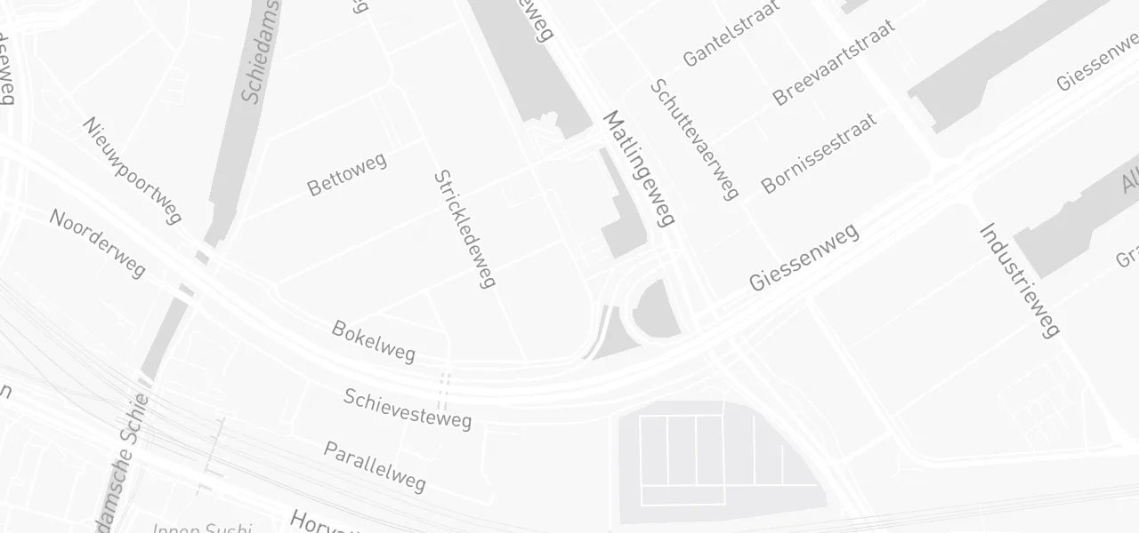 Kaart met de locatie van ANWB Rijschool Barendrecht aan de Thurledeweg 113, Rotterdam