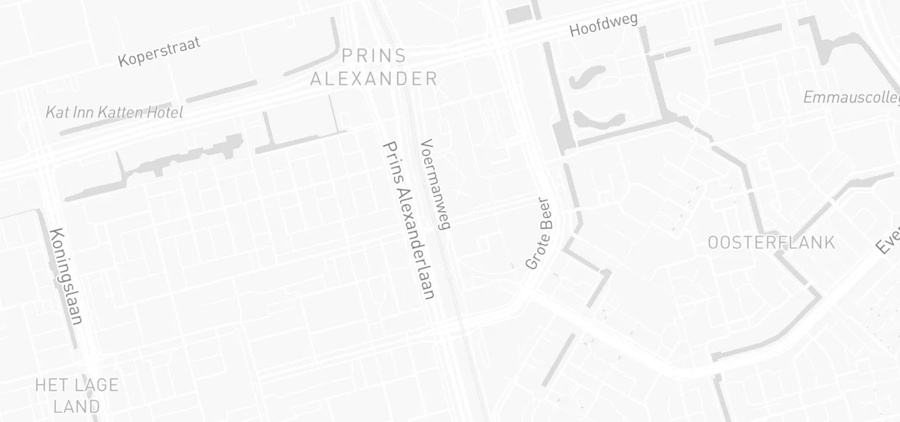 Kaart met de locatie van Autorijopleiding Hendrik aan de Voermanweg 636, Rotterdam