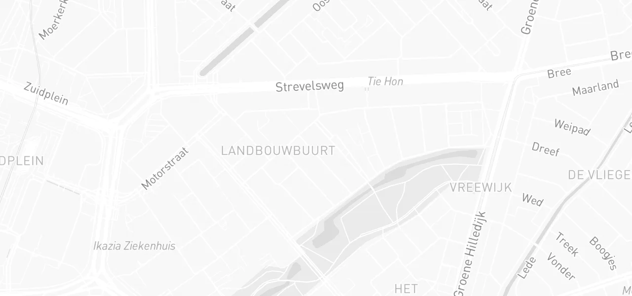 Kaart met de locatie van Autorijschool GroenLicht aan de Johan Idastraat 15F, Rotterdam