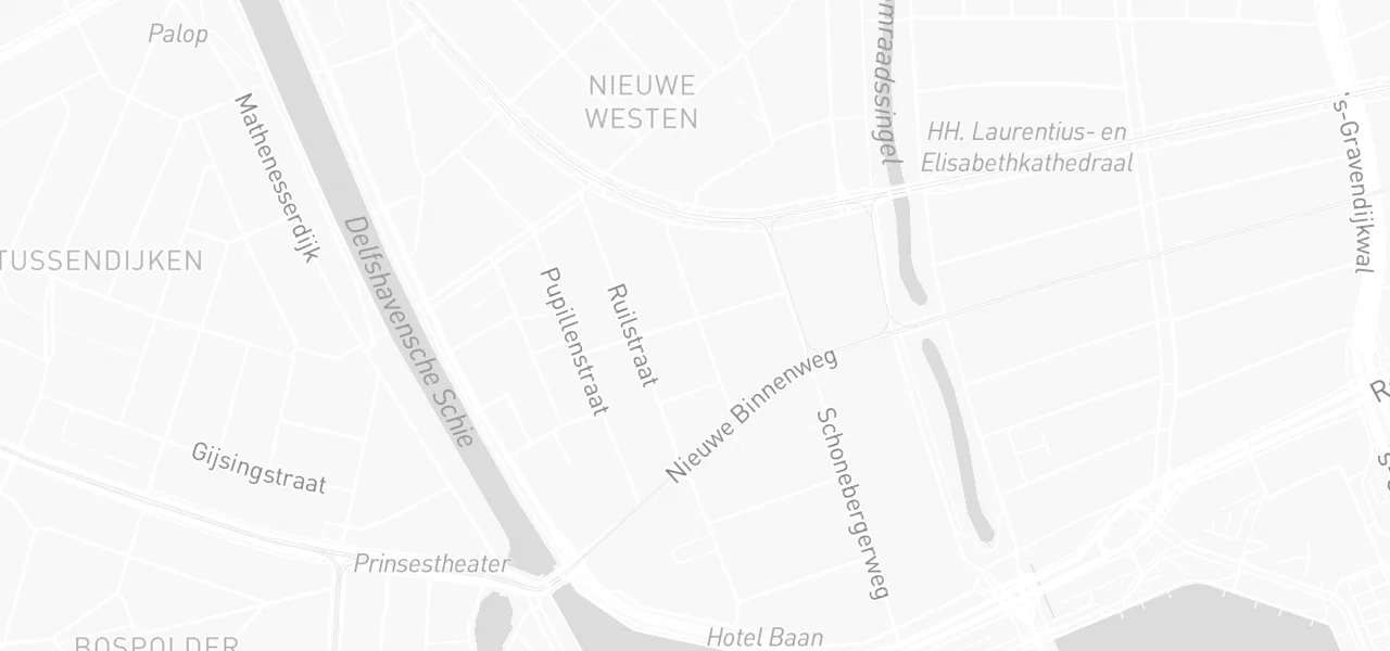 Kaart met de locatie van Autorijschool Kafa aan de Heemraadstraat, Rotterdam