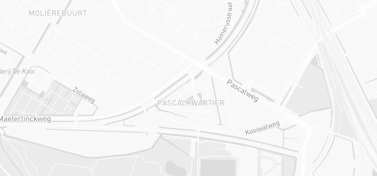 Kaart met de locatie van Autorijschool Siara aan de Jean-Paul Sartrestraat, Rotterdam