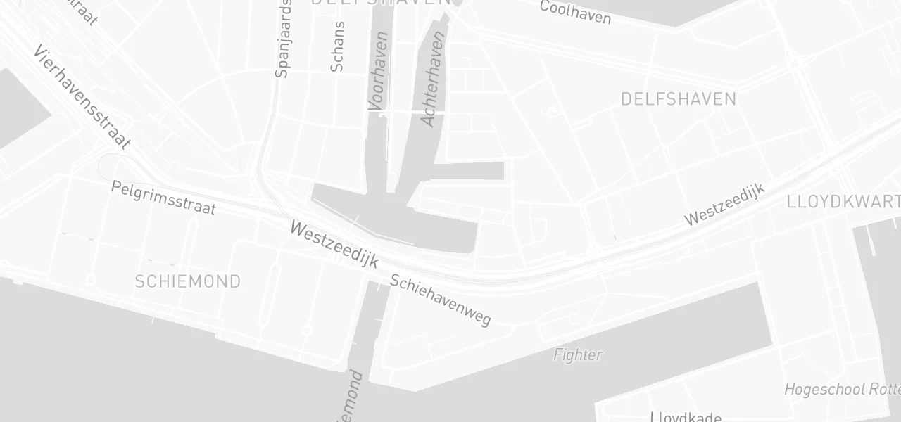 Kaart met de locatie van Autorijschool Suzanne aan de Gekroonde Haringpad 98, Rotterdam