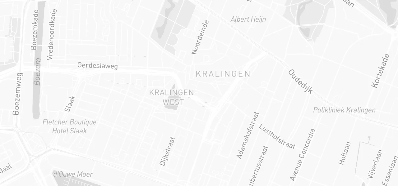 Kaart met de locatie van Autorijschool Universe aan de Rotterdam