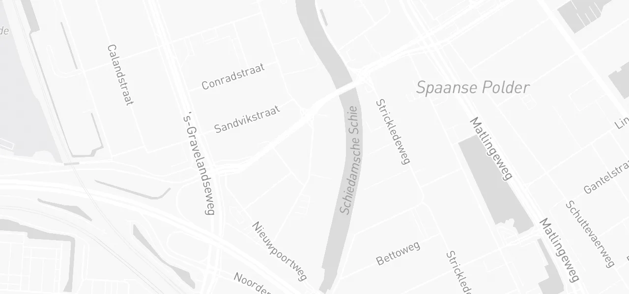 Kaart met de locatie van AutorijschoolDestiny aan de Rotterdam