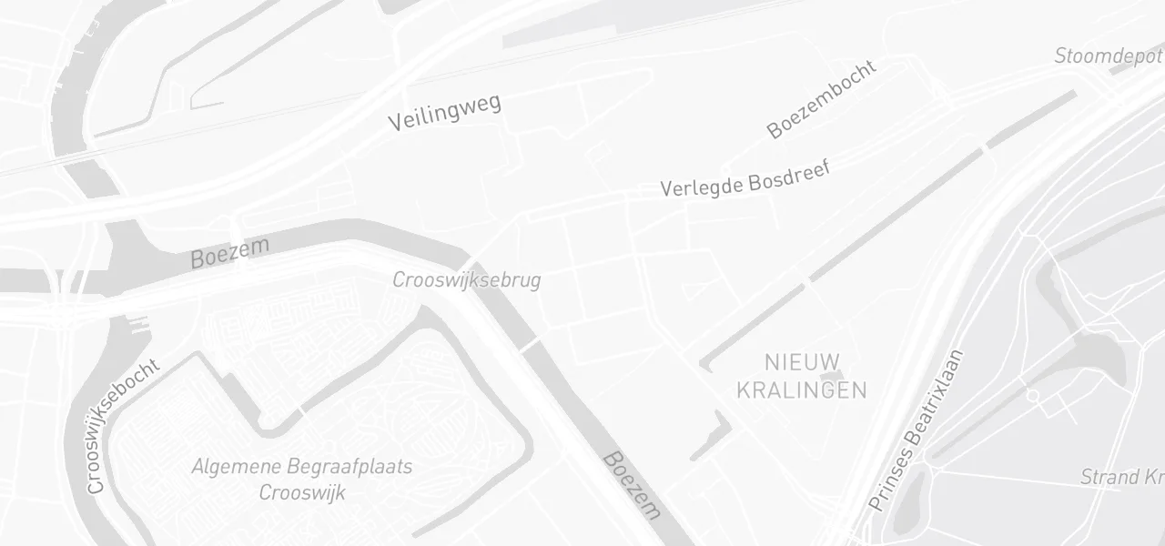 Kaart met de locatie van Bureau ABC B.V. aan de Seinhuiswachter 12, ROTTERDAM