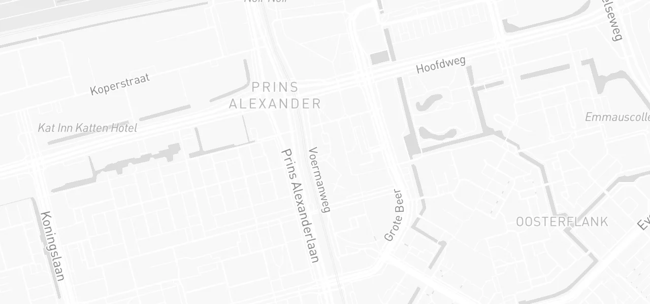 Kaart met de locatie van Didac Rijschool aan de Voermanweg 312, Rotterdam