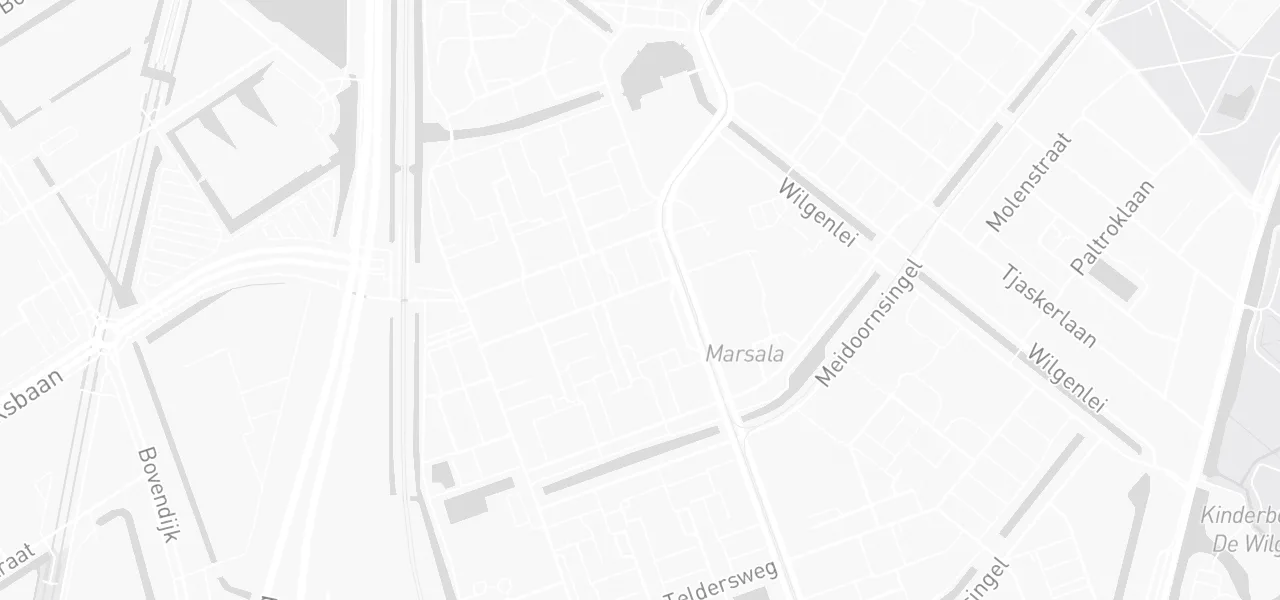 Kaart met de locatie van FEM Rijopleiding aan de Meijersplein-Zuid 2, Rotterdam