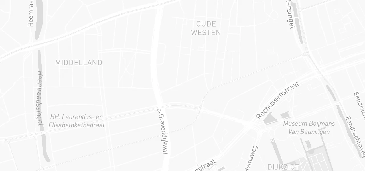 Kaart met de locatie van HPC Centrum aan de Rotterdam