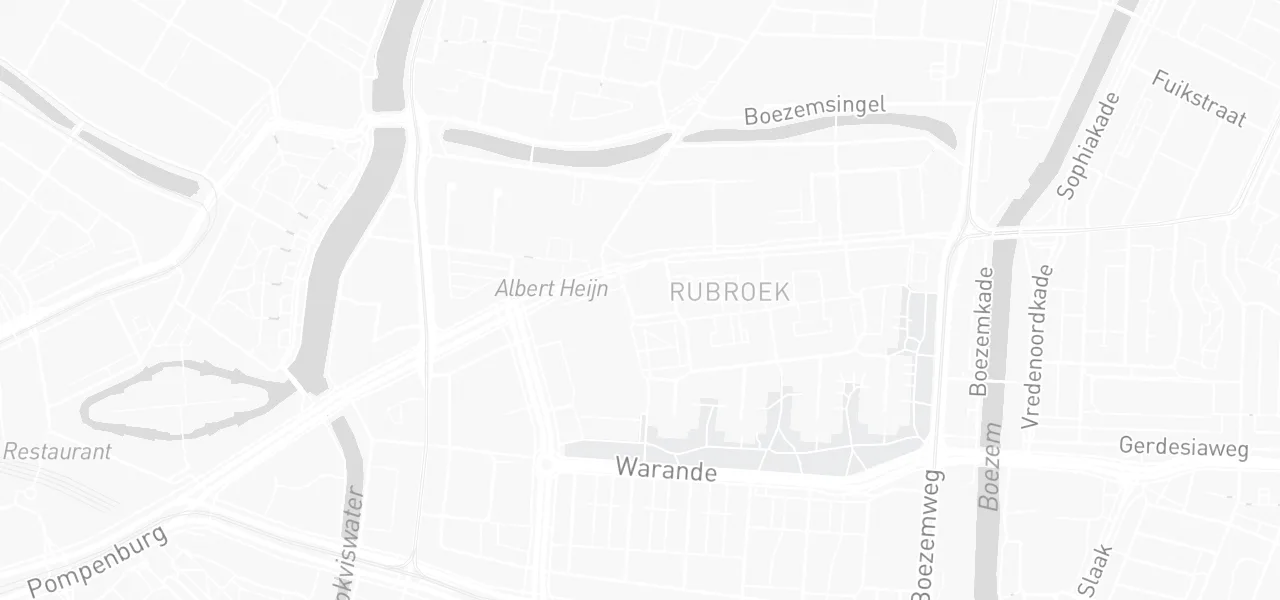 Kaart met de locatie van Iconix aan de Rotterdam