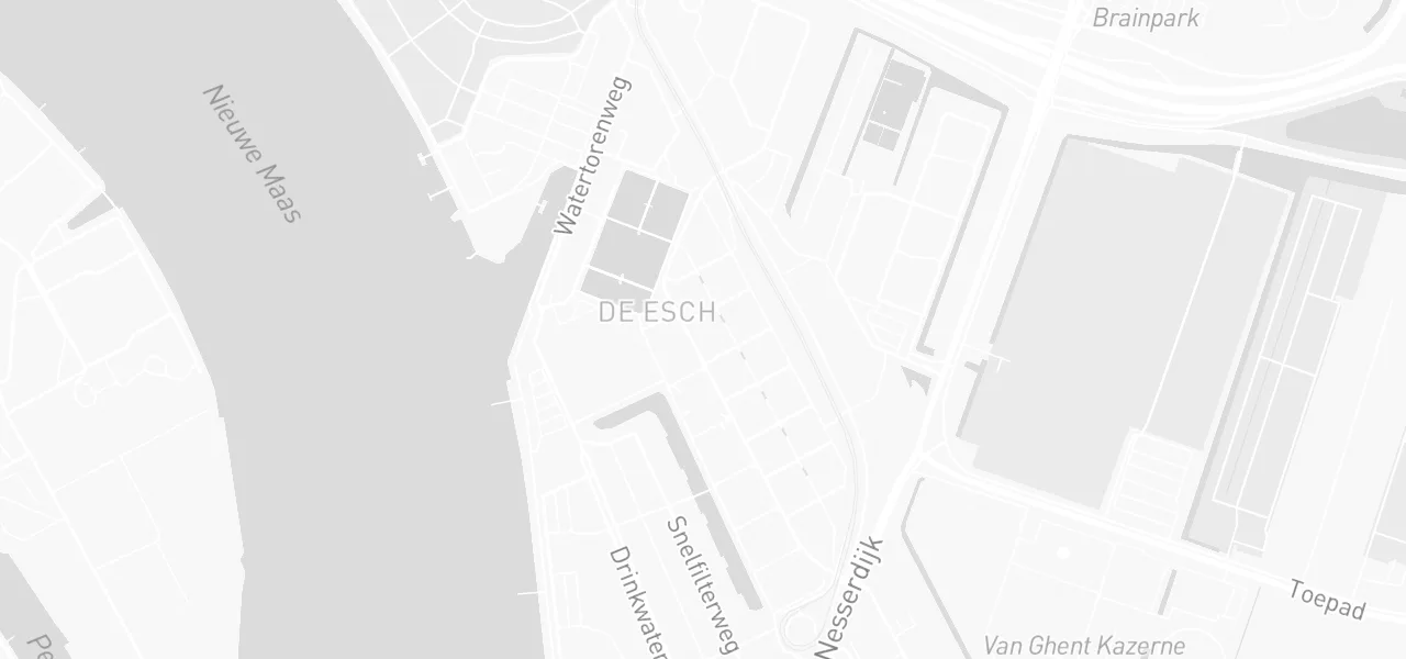 Kaart met de locatie van Intro Opleidingen aan de Overstortpad 29, Rotterdam