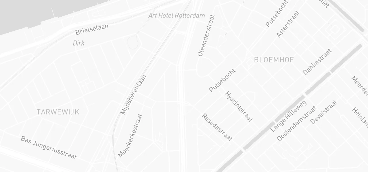 Kaart met de locatie van Mamy Pauline Hair aan de Dordtselaan 140D, Rotterdam