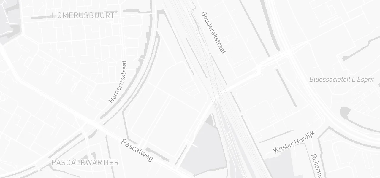 Kaart met de locatie van Memo Rijopleidingen aan de Alblasserdamstraat 10-075, Rotterdam