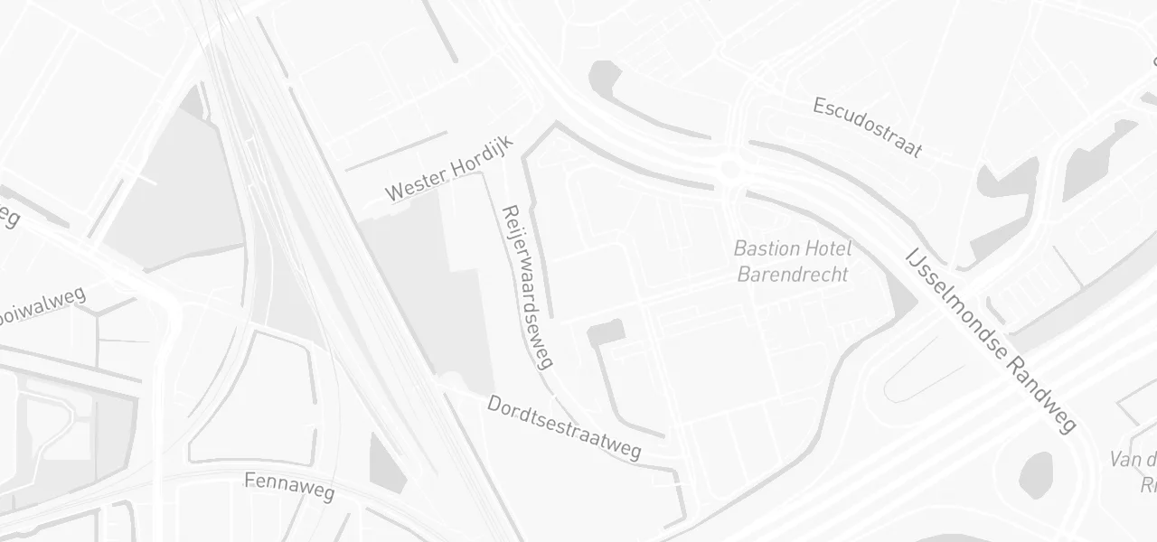 Kaart met de locatie van Motorrijschool Rijmond aan de Rotterdam