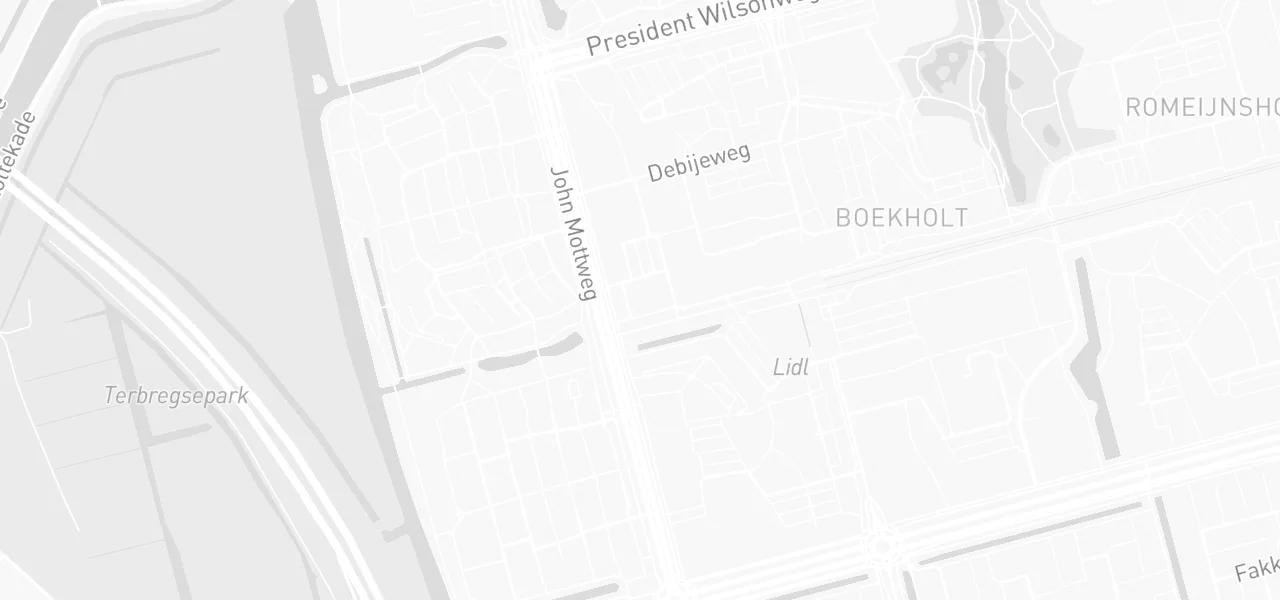 Kaart met de locatie van Nefo Rijschool aan de Arrheniusweg 432, Rotterdam