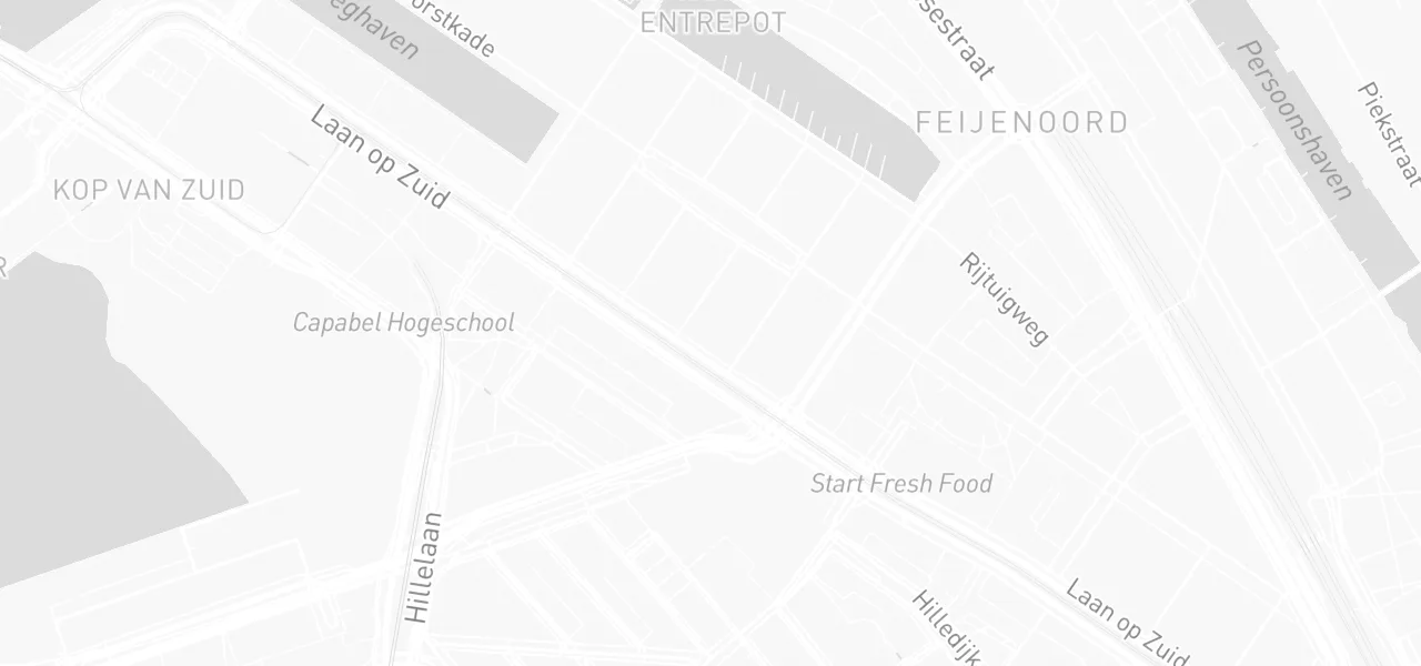 Kaart met de locatie van NLDrive aan de Laan op Zuid 894, Rotterdam