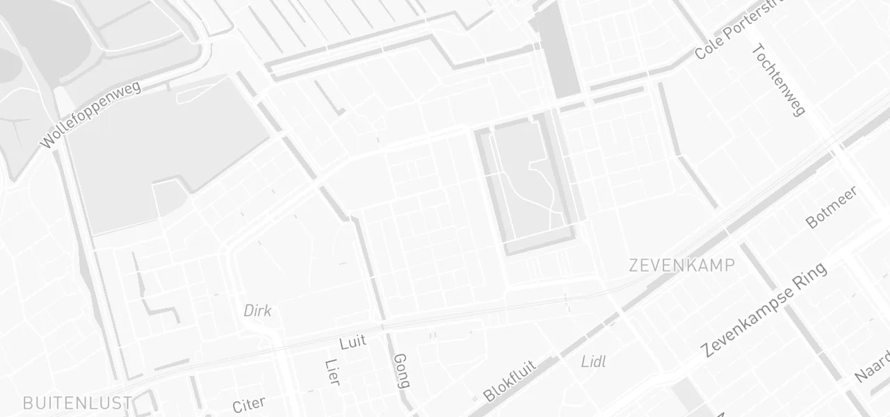 Kaart met de locatie van Remmelt Bruins Slot t.h.o.d.n. LesGO aan de Adriaan Roland Holststraat 23, Rotterdam