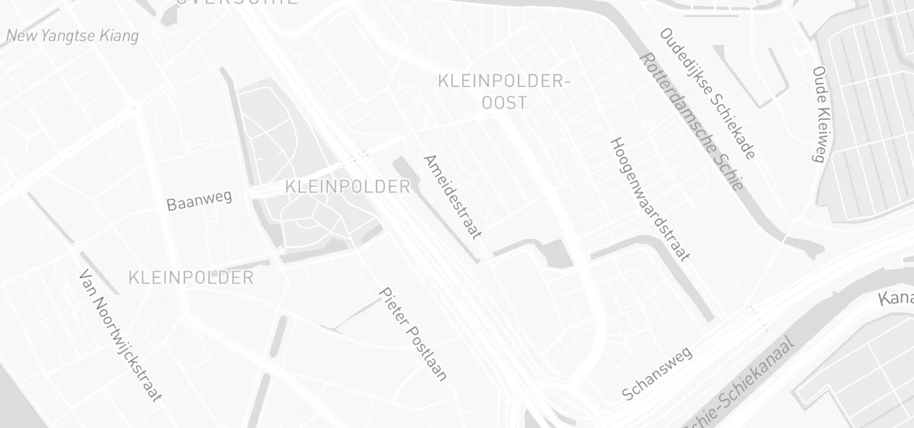 Kaart met de locatie van Rijschool 2gether aan de Ameidestraat 3042, Rotterdam
