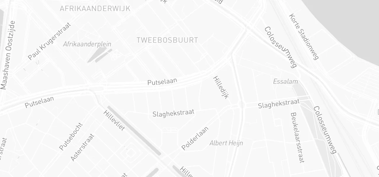 Kaart met de locatie van Rijschool Academie aan de Putselaan 40, Rotterdam