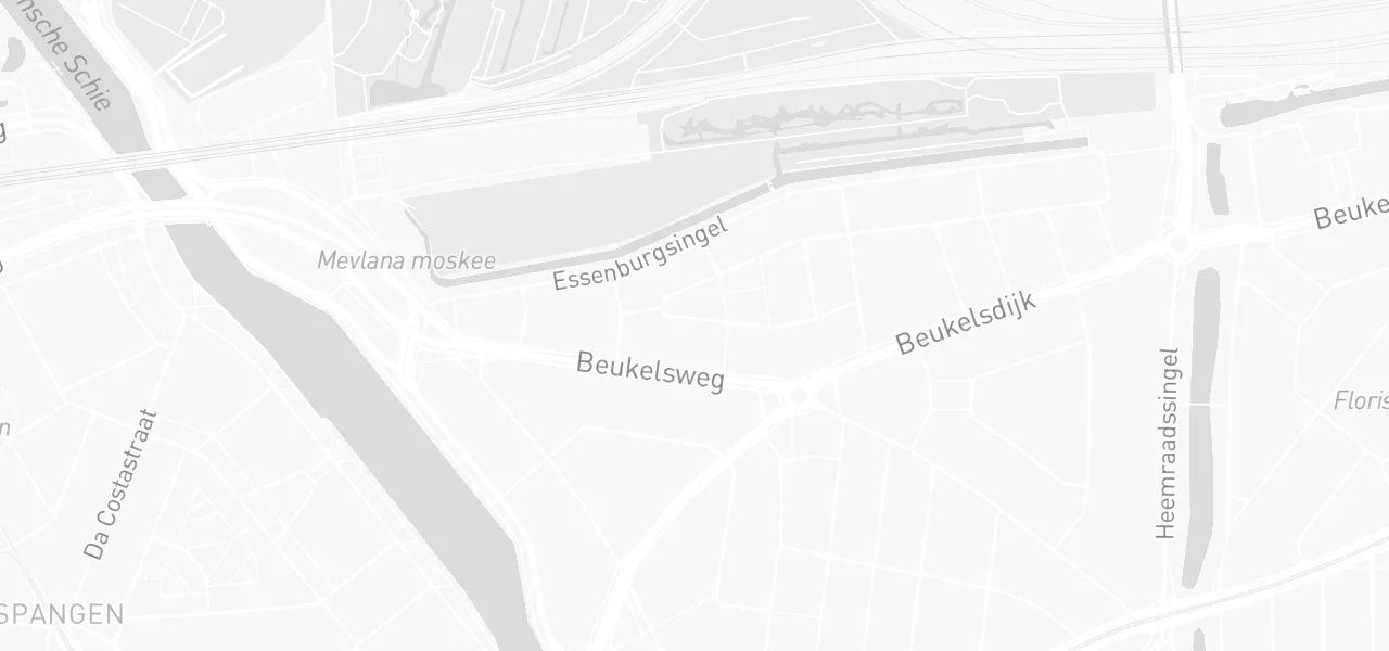 Kaart met de locatie van Rijschool ASAL aan de Buitenhofstraat 136, Rotterdam