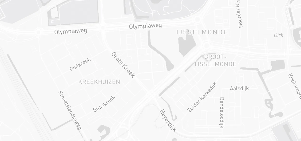 Kaart met de locatie van Rijschool Carrol aan de Valkreek, Rotterdam