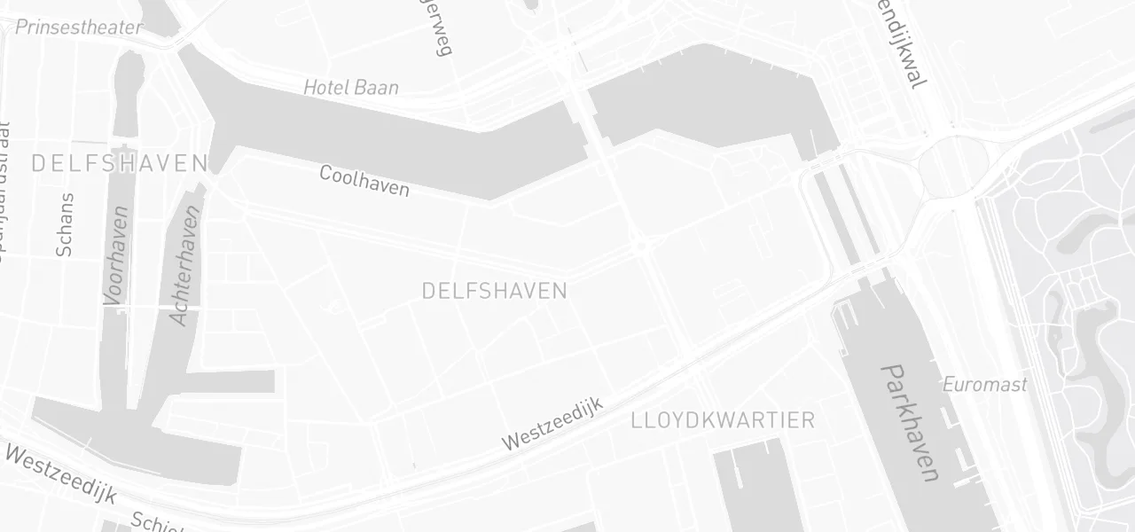 Kaart met de locatie van rijschool De Maas aan de Willem Buytewechstraat 99A, Rotterdam