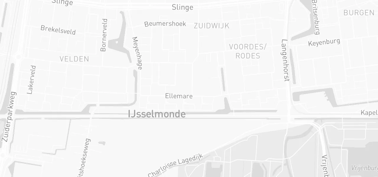 Kaart met de locatie van Rijschool Ditta aan de Blankershoek 63, Rotterdam