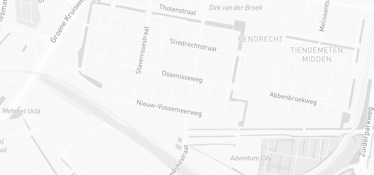 Kaart met de locatie van Rijschool "Drive Experience" aan de Krabbendijkestraat 371, Rotterdam