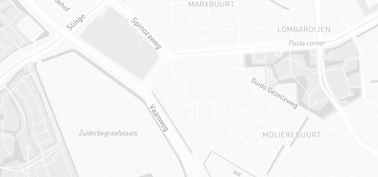 Kaart met de locatie van Rijschool Idrive2 aan de Van Langendonckstraat, Rotterdam