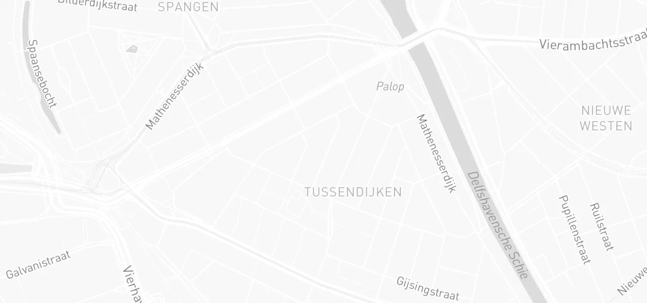 Kaart met de locatie van Rijschool Prioriteit aan de Haringpakkersstraat 17 c, Rotterdam