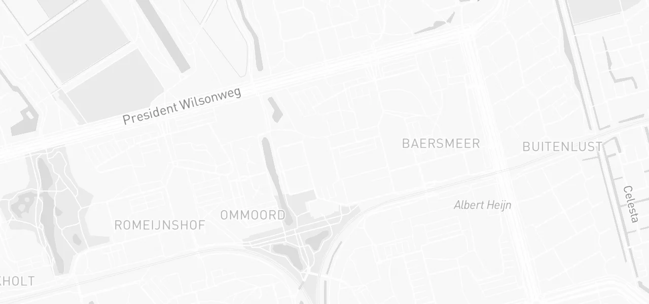 Kaart met de locatie van Rijschool Rotterdam aan de Hofplein 20, Rotterdam