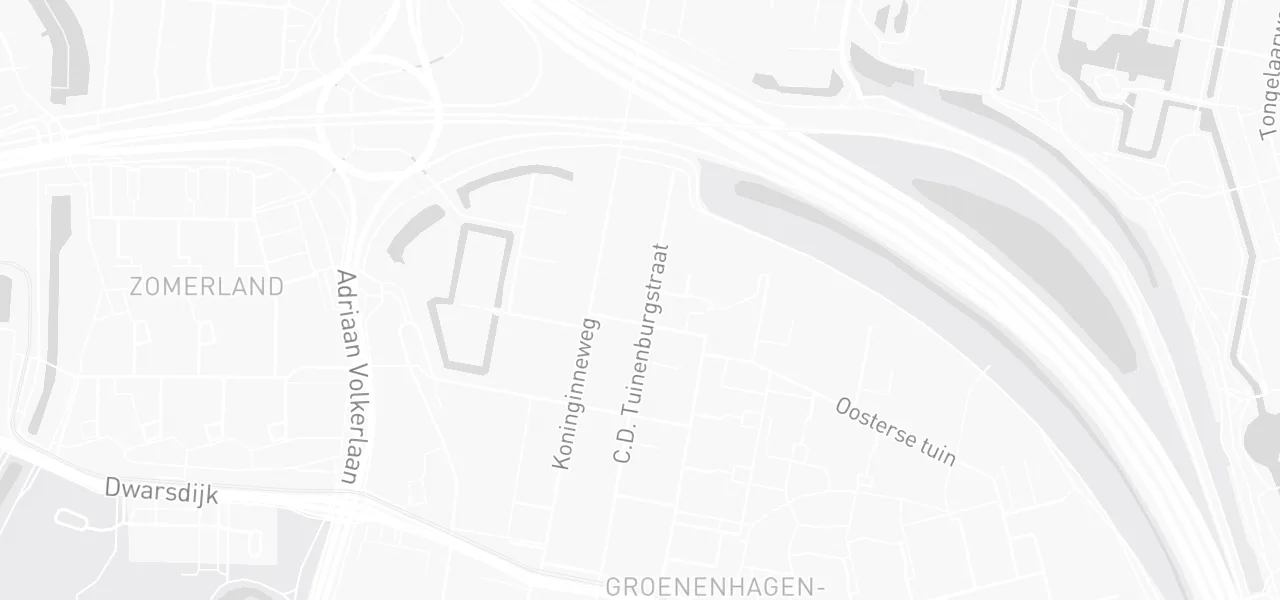Kaart met de locatie van Rijschool Stripes aan de C.D. Tuinenburgstraat 65, Rotterdam