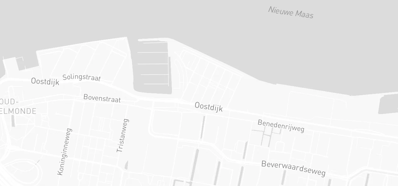 Kaart met de locatie van Rijschool Toros aan de Cadetstraat 13, Rotterdam