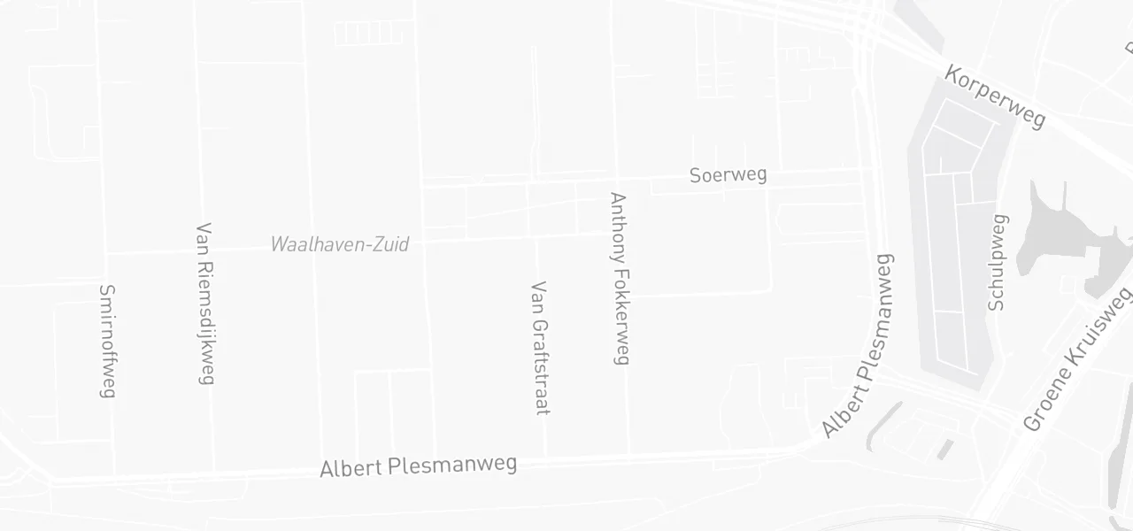 Kaart met de locatie van Rijschool virean ️️ aan de Parmentierplein 13, Unit 1.07, Rotterdam