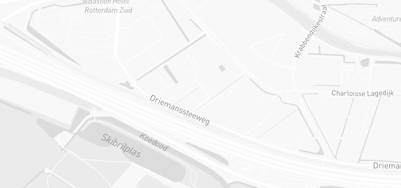 Kaart met de locatie van RN Customs aan de Driemanssteeweg 94, Rotterdam