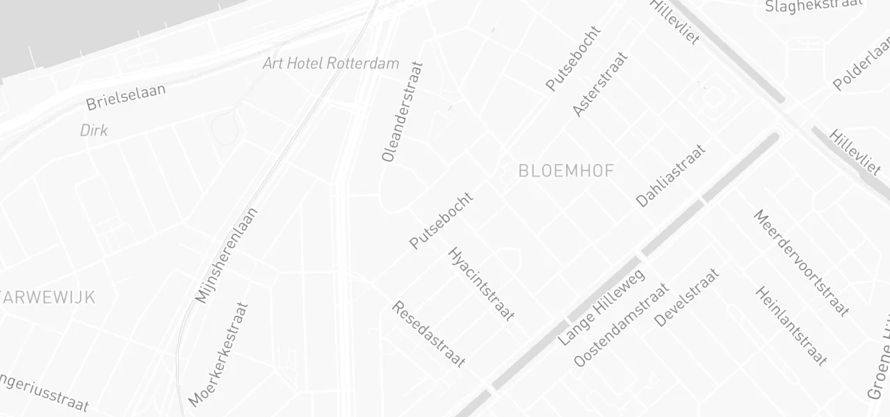 Kaart met de locatie van Şahan Putsebocht aan de Putsebocht 121-131, Rotterdam