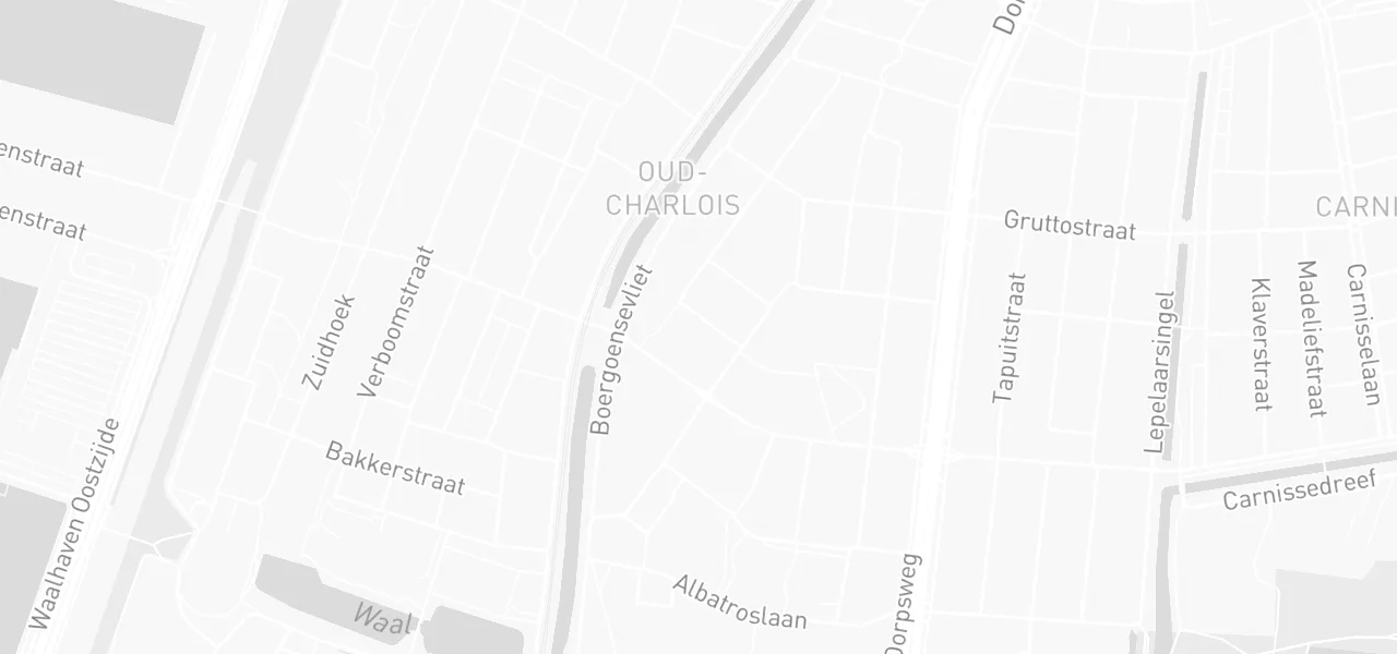 Kaart met de locatie van Sues Rijschool aan de Kwartelstraat 14C, Rotterdam
