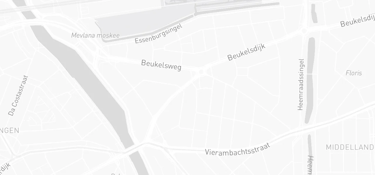 Kaart met de locatie van Theorie Dynamic Rotterdam aan de Van Cittersstraat 10, Rotterdam