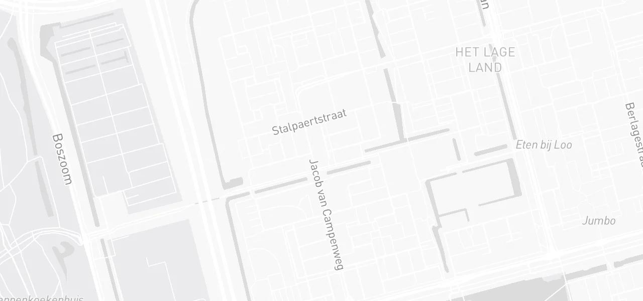 Kaart met de locatie van Vano services aan de Jacob van Campenweg 38, Rotterdam