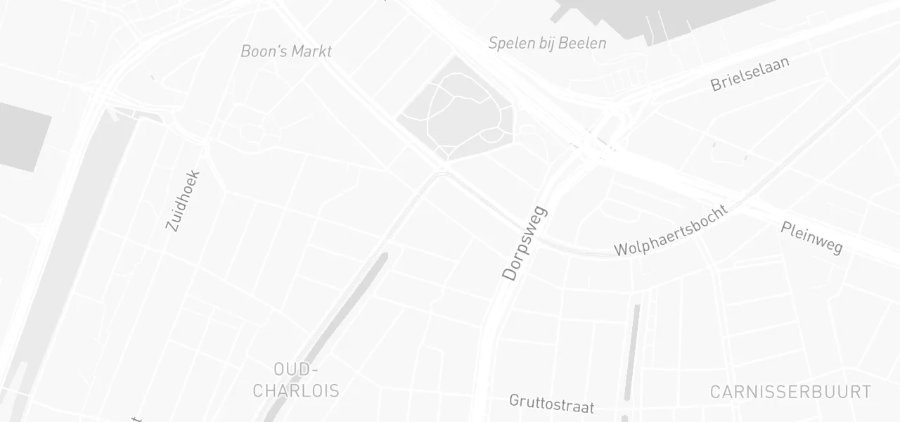 Kaart met de locatie van Veilig Verkeersschool Nederland aan de Katendrechtse Lagedijk 465 A, Rotterdam