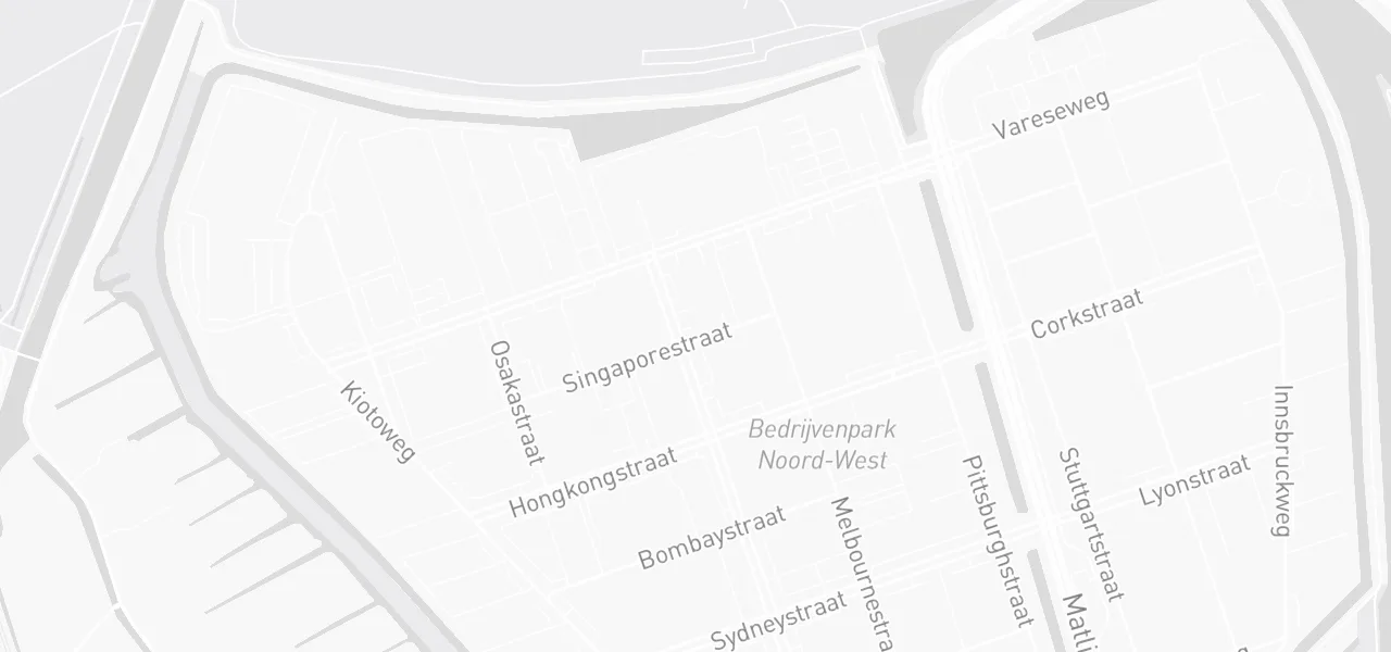 Kaart met de locatie van Verkeersschool Charisma aan de Rotterdam