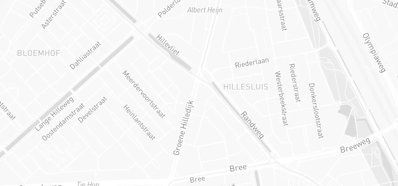 Kaart met de locatie van Verkeersschool inayah aan de Groene Hilledijk 180a, Rotterdam