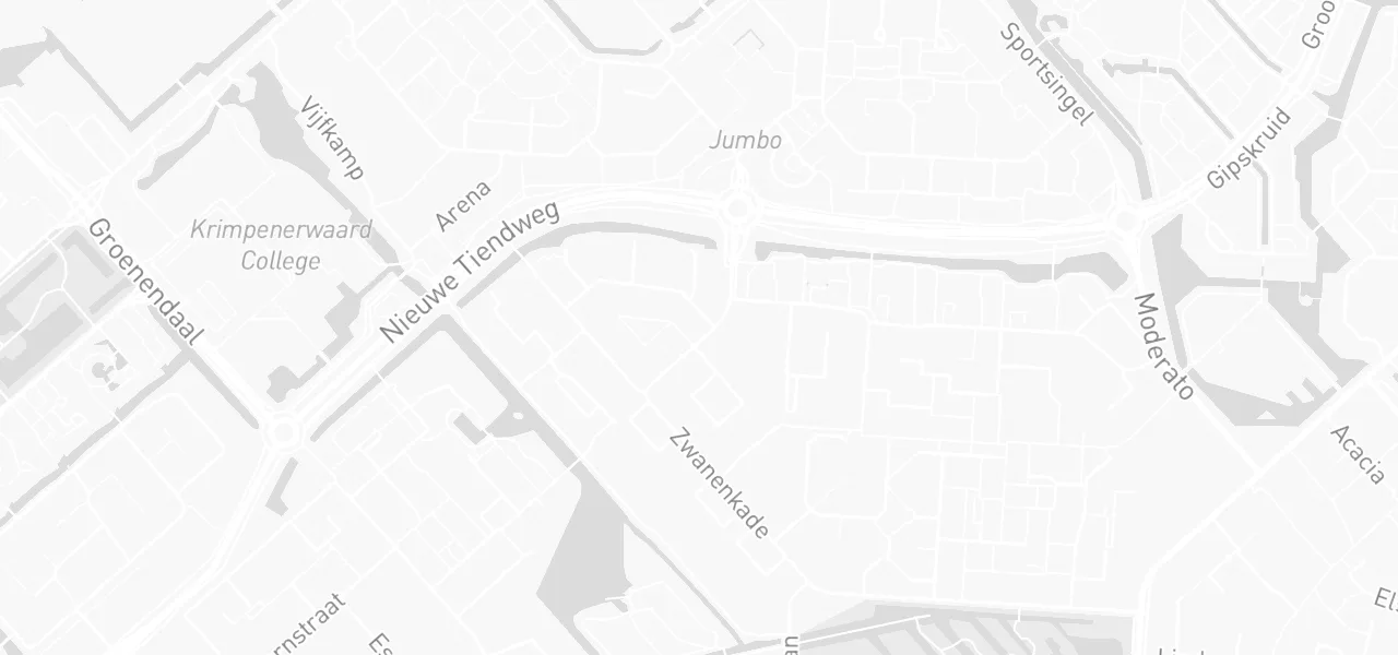 Kaart met de locatie van Verkeersschool Taraki & de Groot aan de Rotterdam