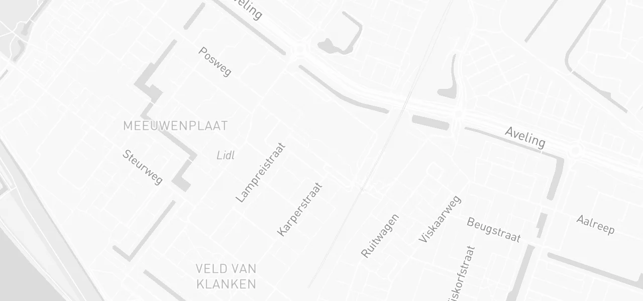 Kaart met de locatie van VT Opleidingen aan de Rotterdam