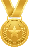 Gouden medaille, eerste plaats